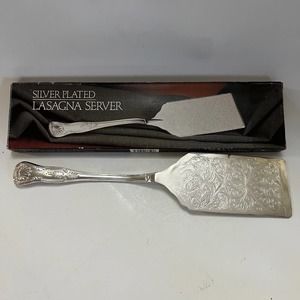 Godinger Silver Lasagna Server Silver Plated 1987 No. 5048 Vintage